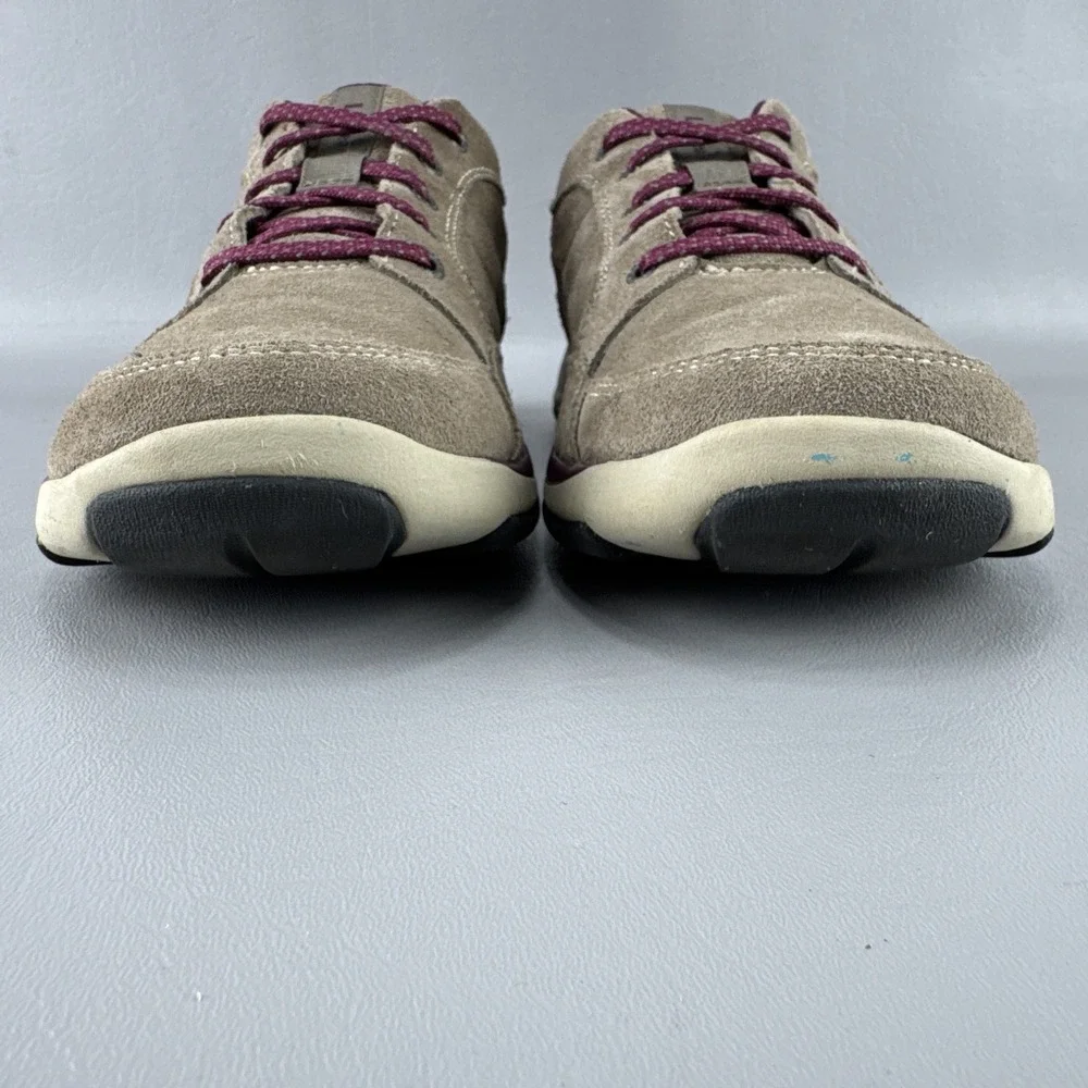 LL Bean Beansport Shoes Womens Size 10 Brown Suede Leather Athletic Hiking Trail